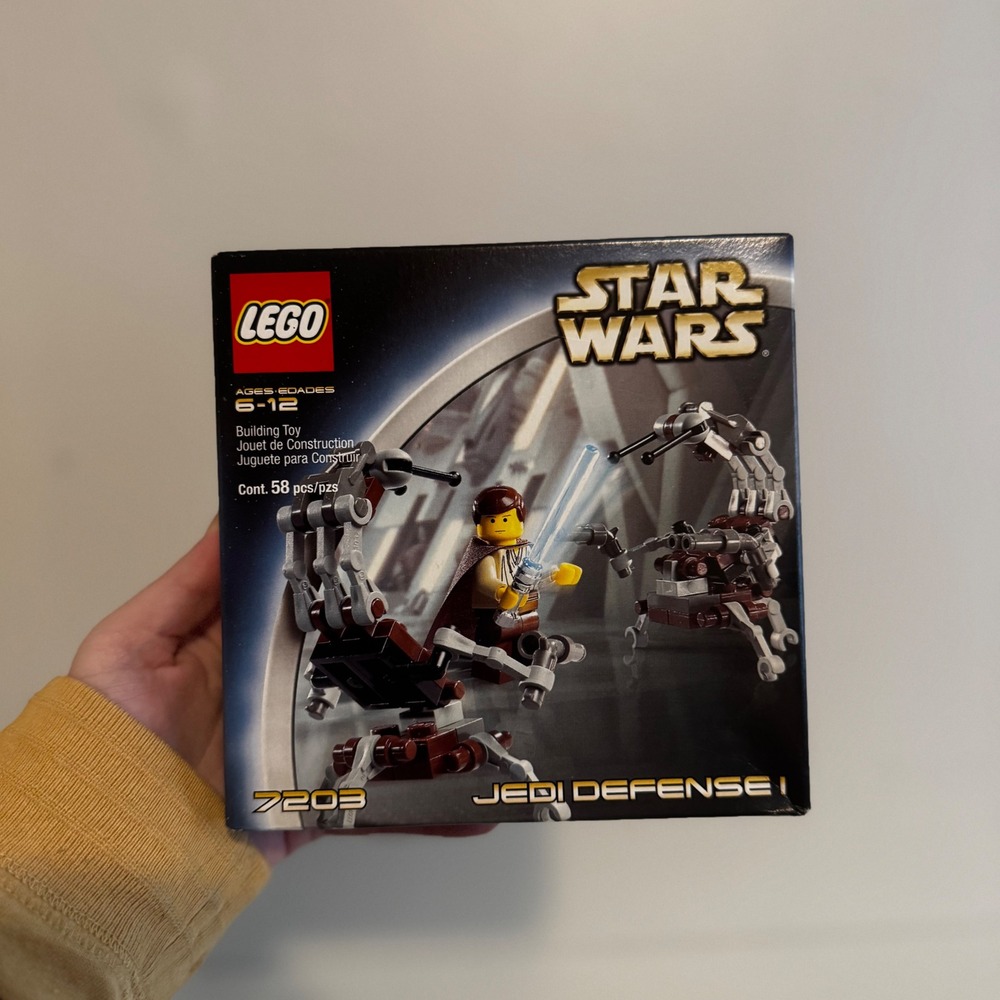 LEGO Star Wars 7203 Jedi Defense New Sealed 2002 58 pcs Retired